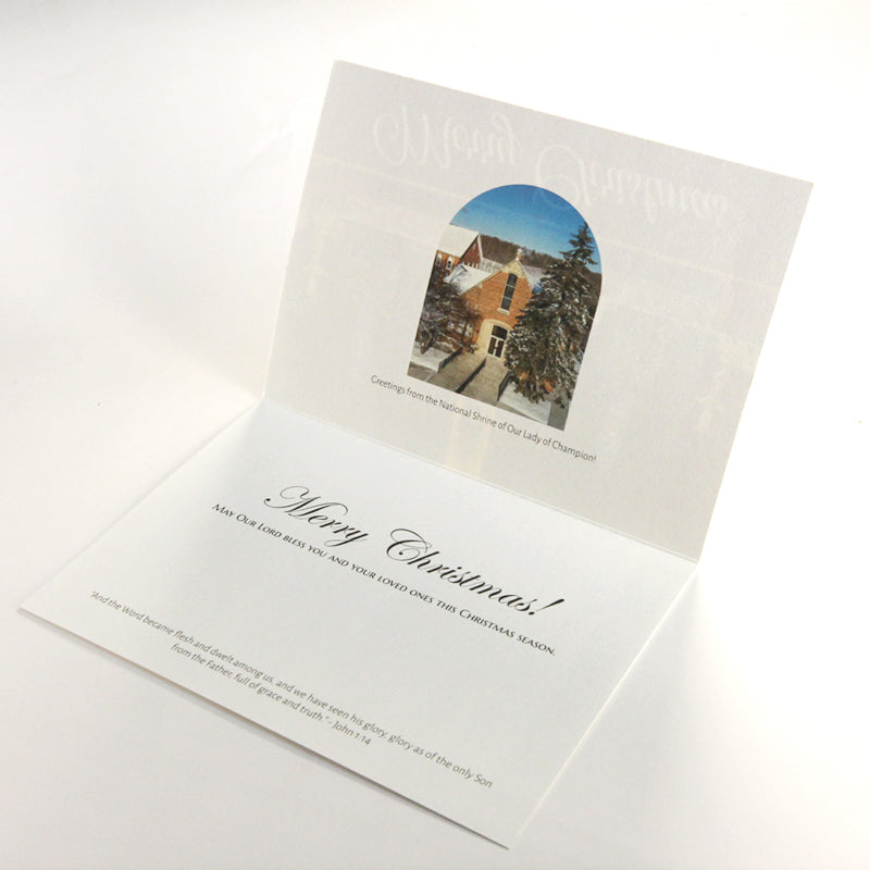 Assorted Our Lady of Champion Christmas cards