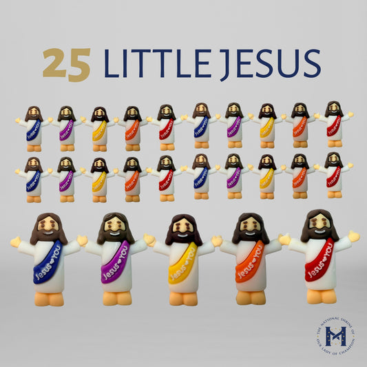 25 ct Jesus Figurine Rubber